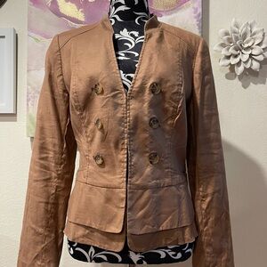 White House Black Market Peplum Suit Jacket